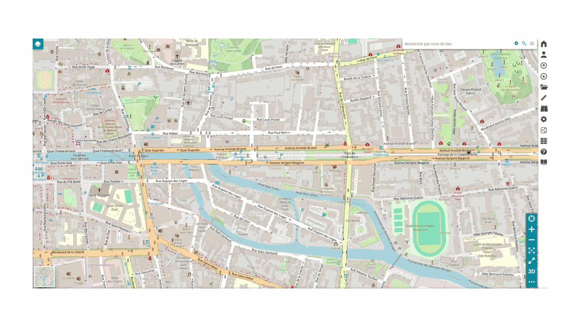 Charger le module de consultation du cadastre