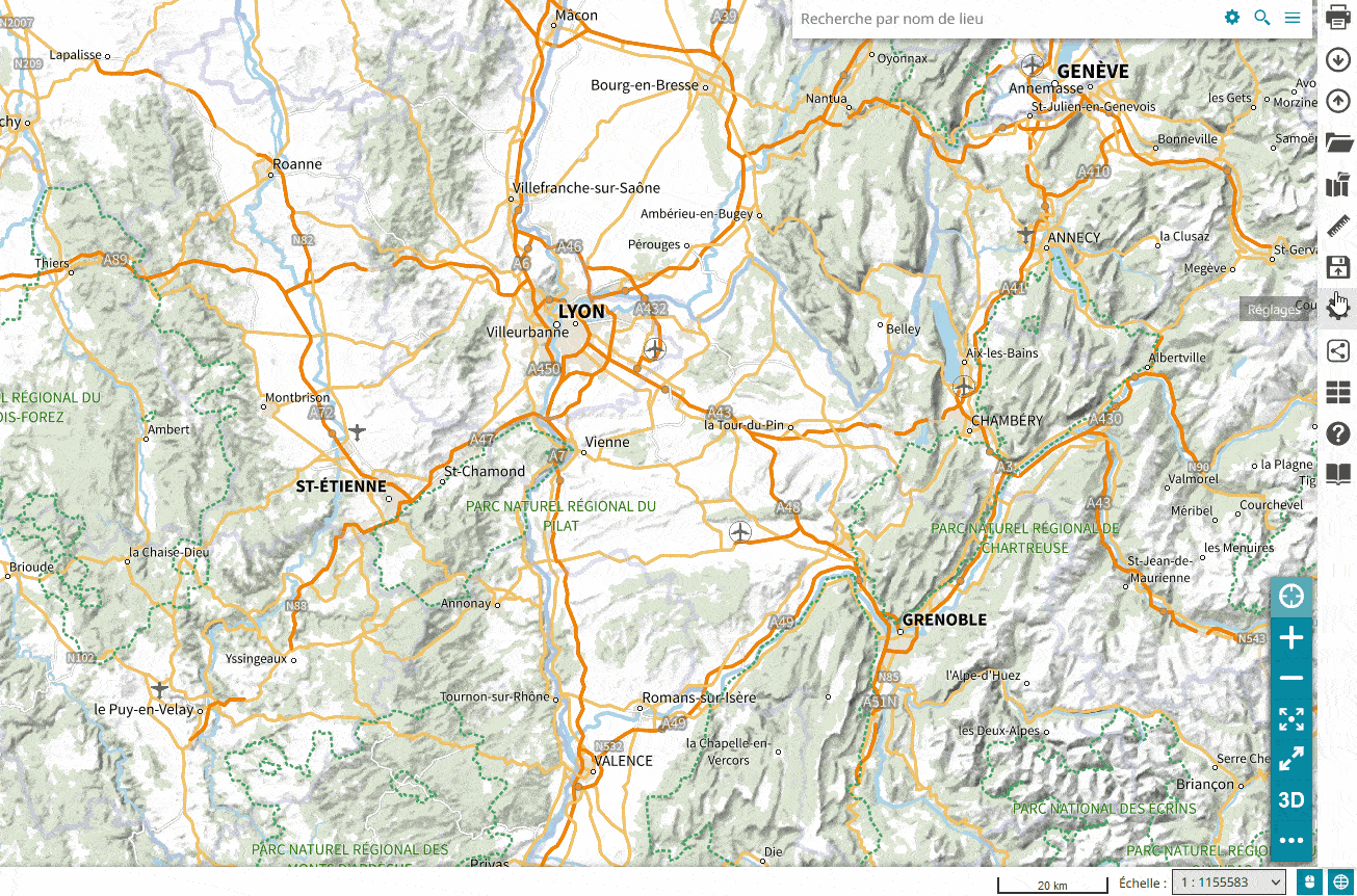 Charger le module de consultation du cadastre